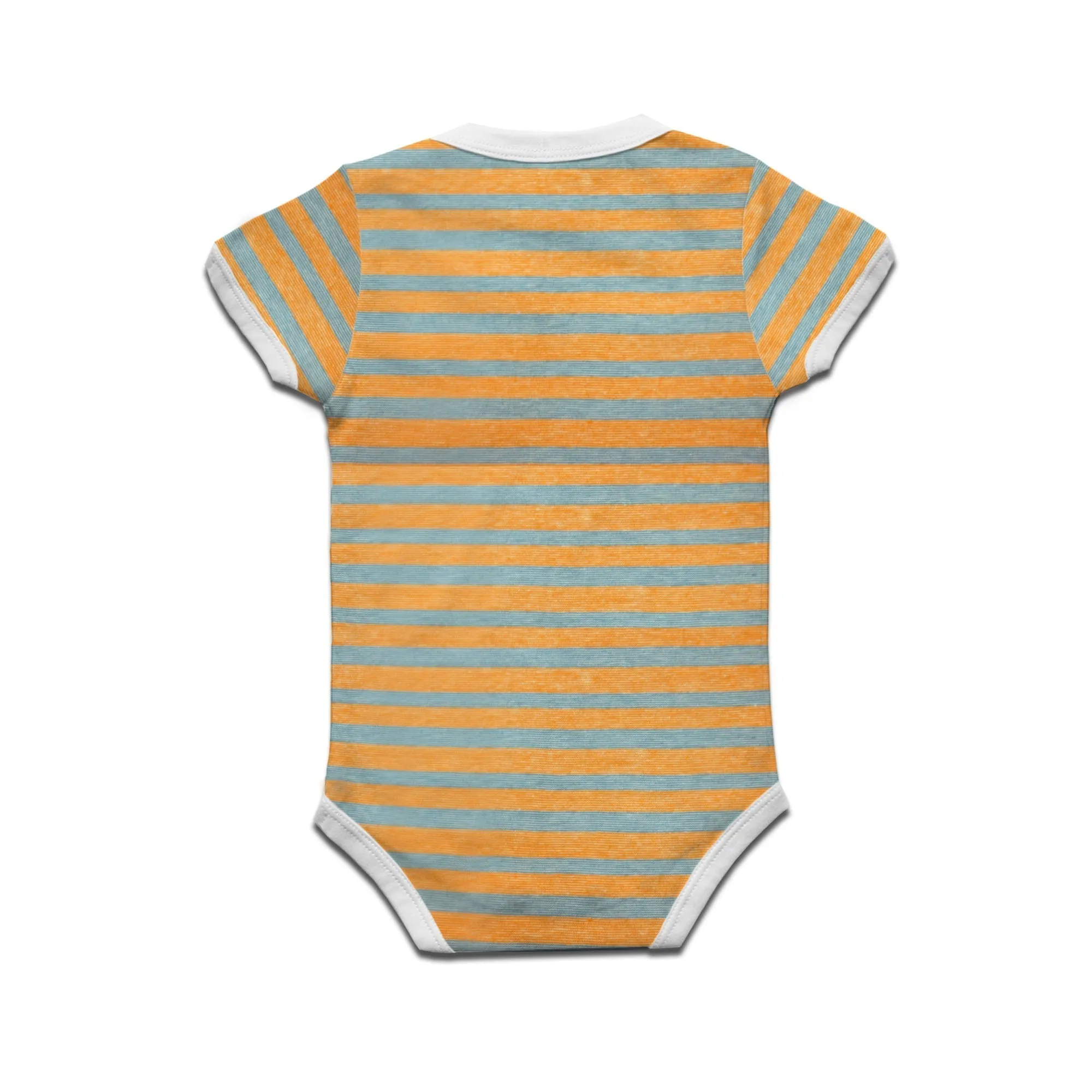 Kidswear By Ruse Birthday Boy 2 Printed Striped infant Romper For Baby