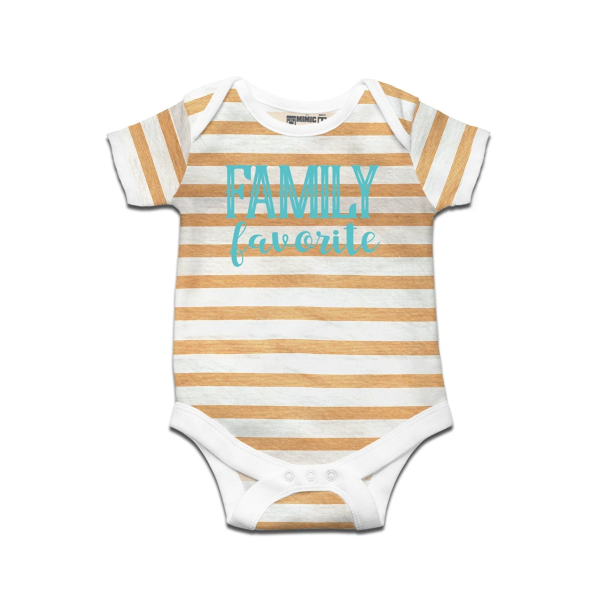 Kidswear By Ruse Family Favourite Printed Striped infant Romper For Baby