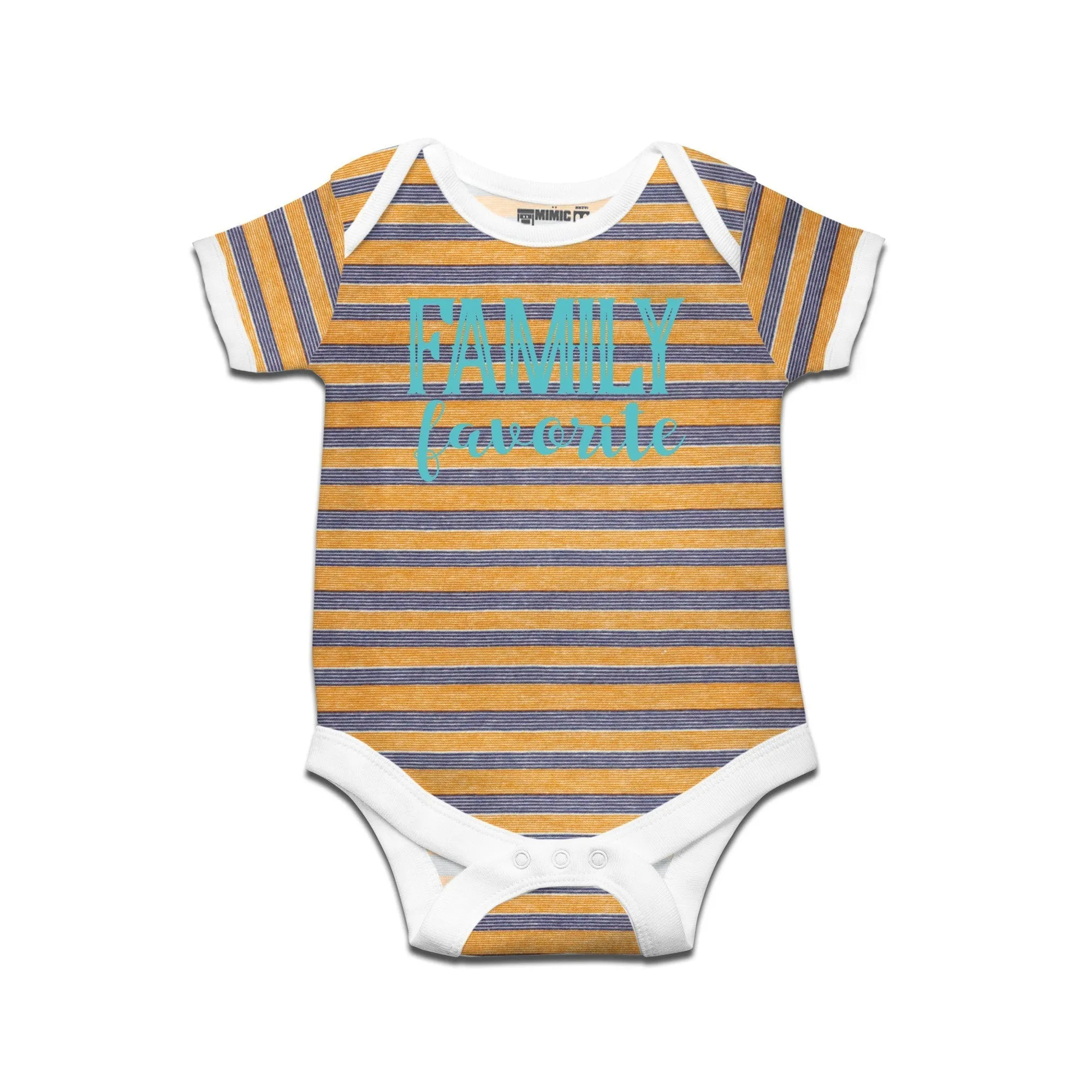 Kidswear By Ruse Family Favourite Printed Striped infant Romper For Baby