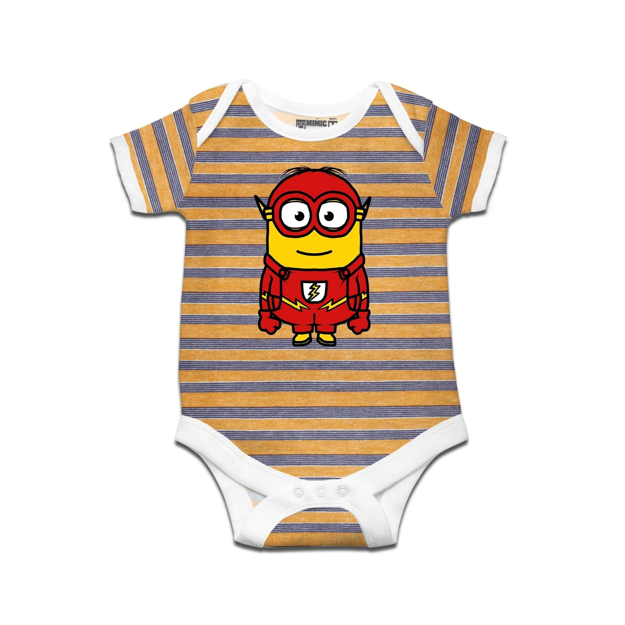 Kidswear By Ruse Flash Printed Striped infant Romper For Baby