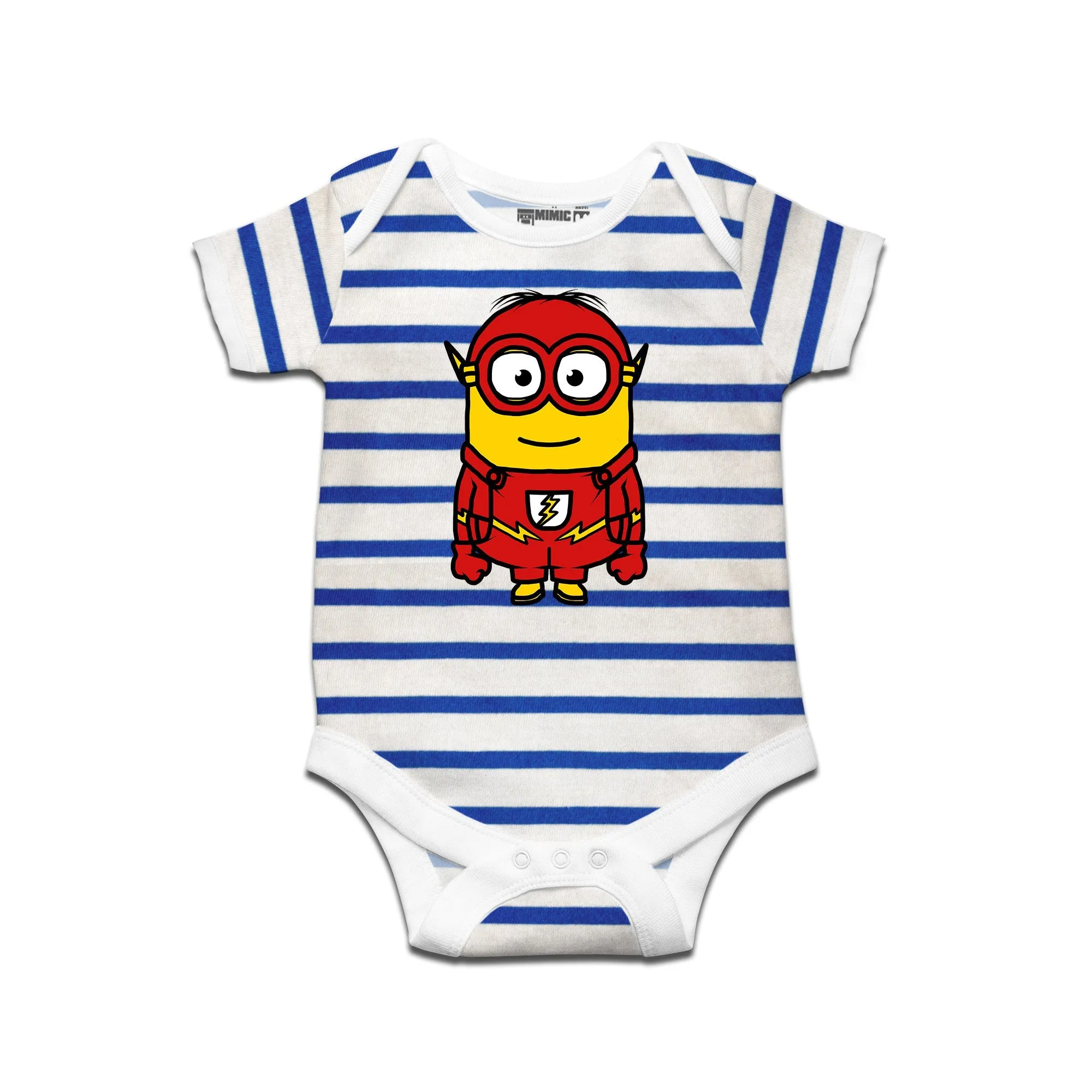 Kidswear By Ruse Flash Printed Striped infant Romper For Baby