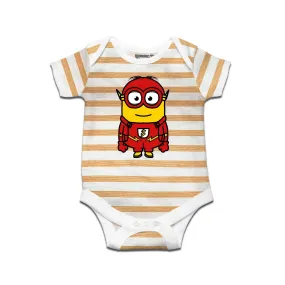 Kidswear By Ruse Flash Printed Striped infant Romper For Baby