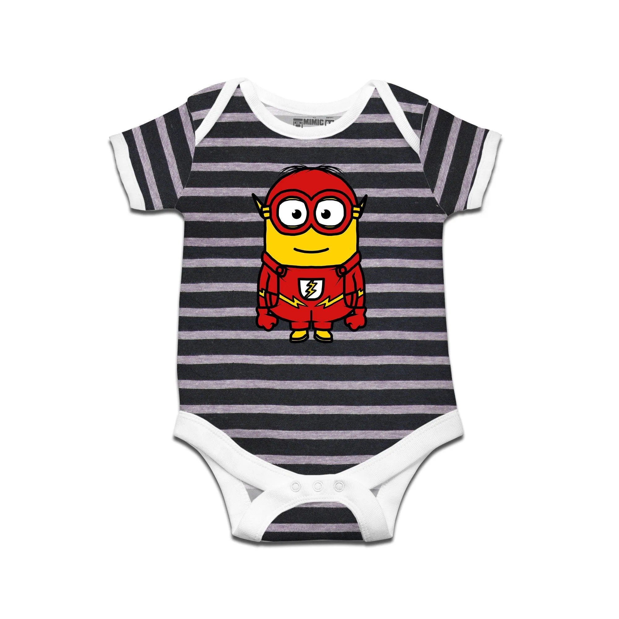 Kidswear By Ruse Flash Printed Striped infant Romper For Baby