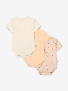 Konges Sløjd Baby Girls Organic Cotton Bodysuit Set (3 Pack)