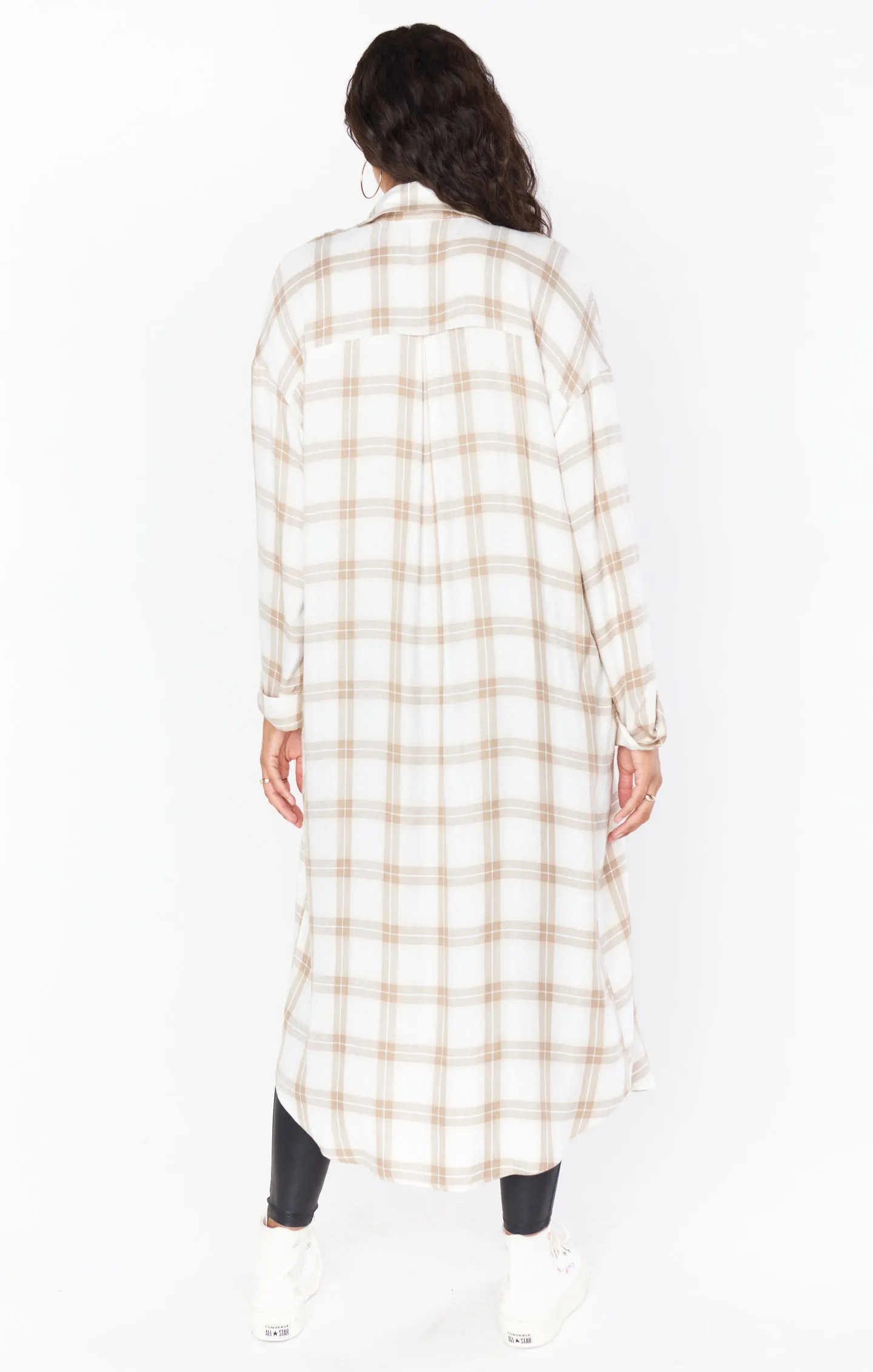 Leo Button Down Tunic ~ Everyday Plaid