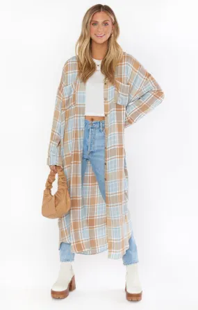 Leo Button Down Tunic ~ Georgetown Plaid