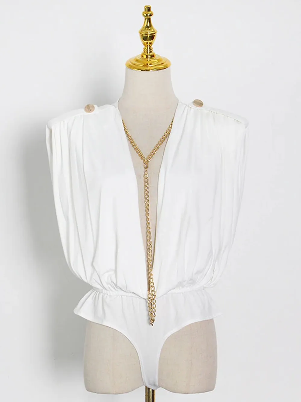 LETITA Bodysuit w Chain