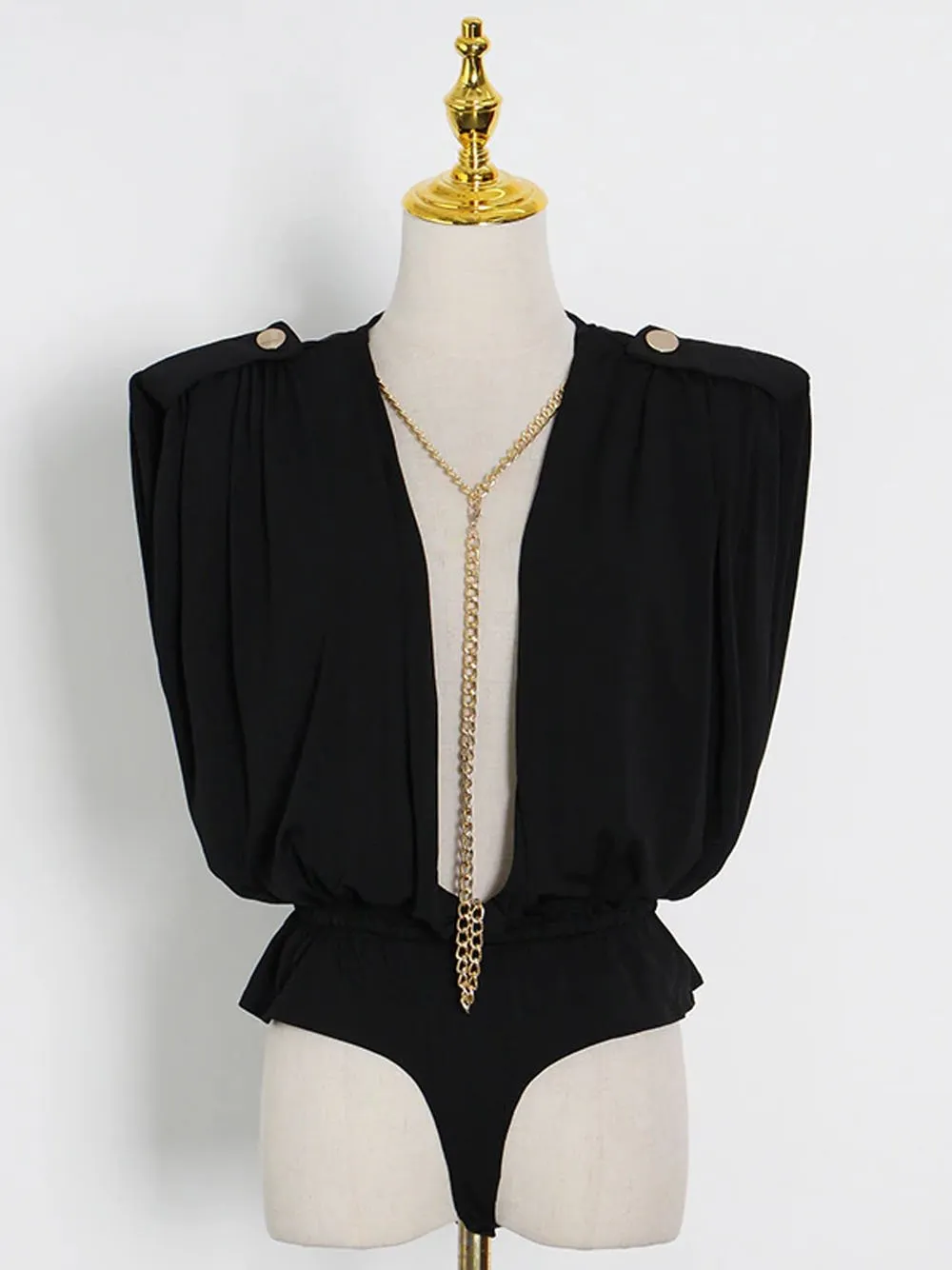 LETITA Bodysuit w Chain