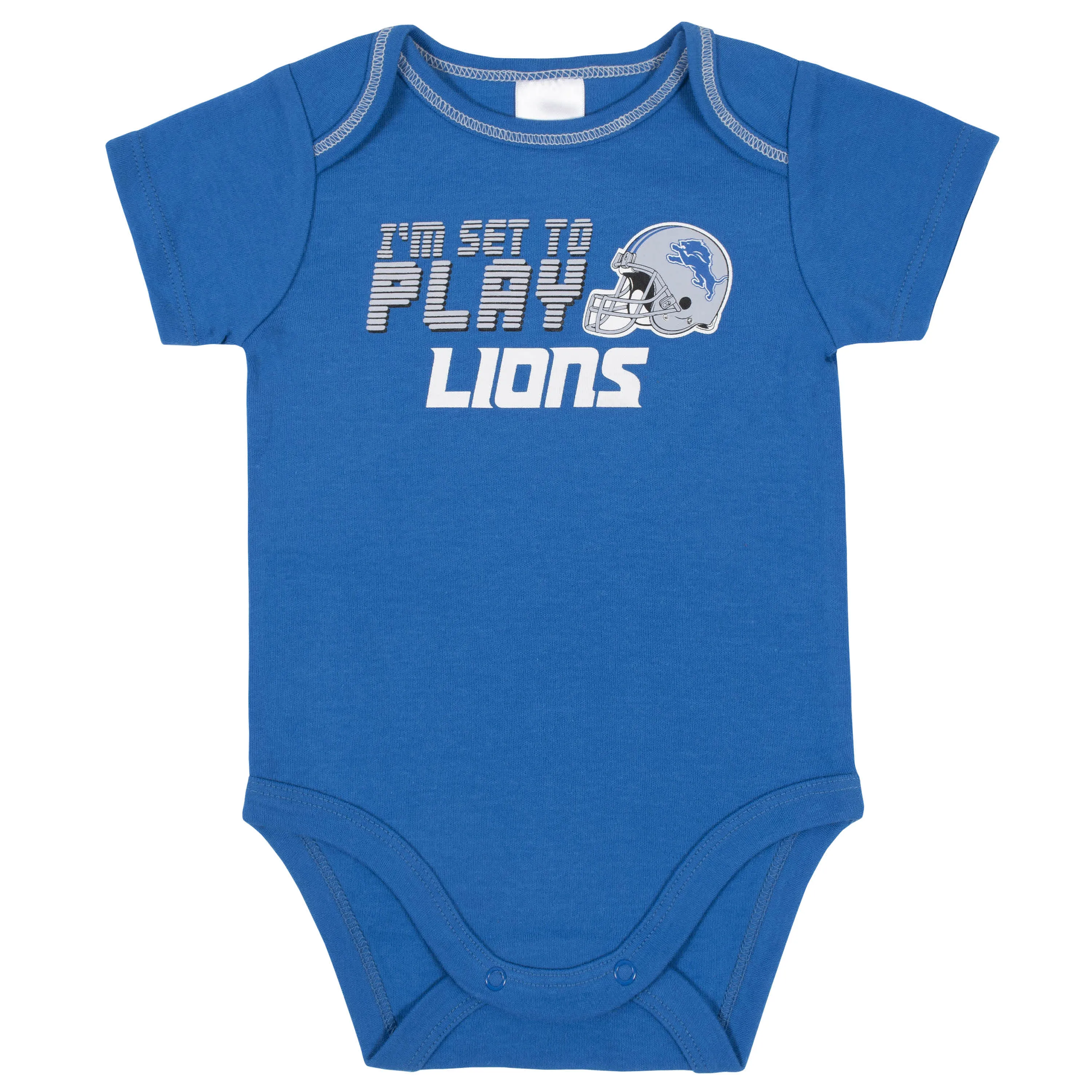 Lions Baby Boys 3-Piece Bodysuit, Sleep 'N Play, and Cap Set