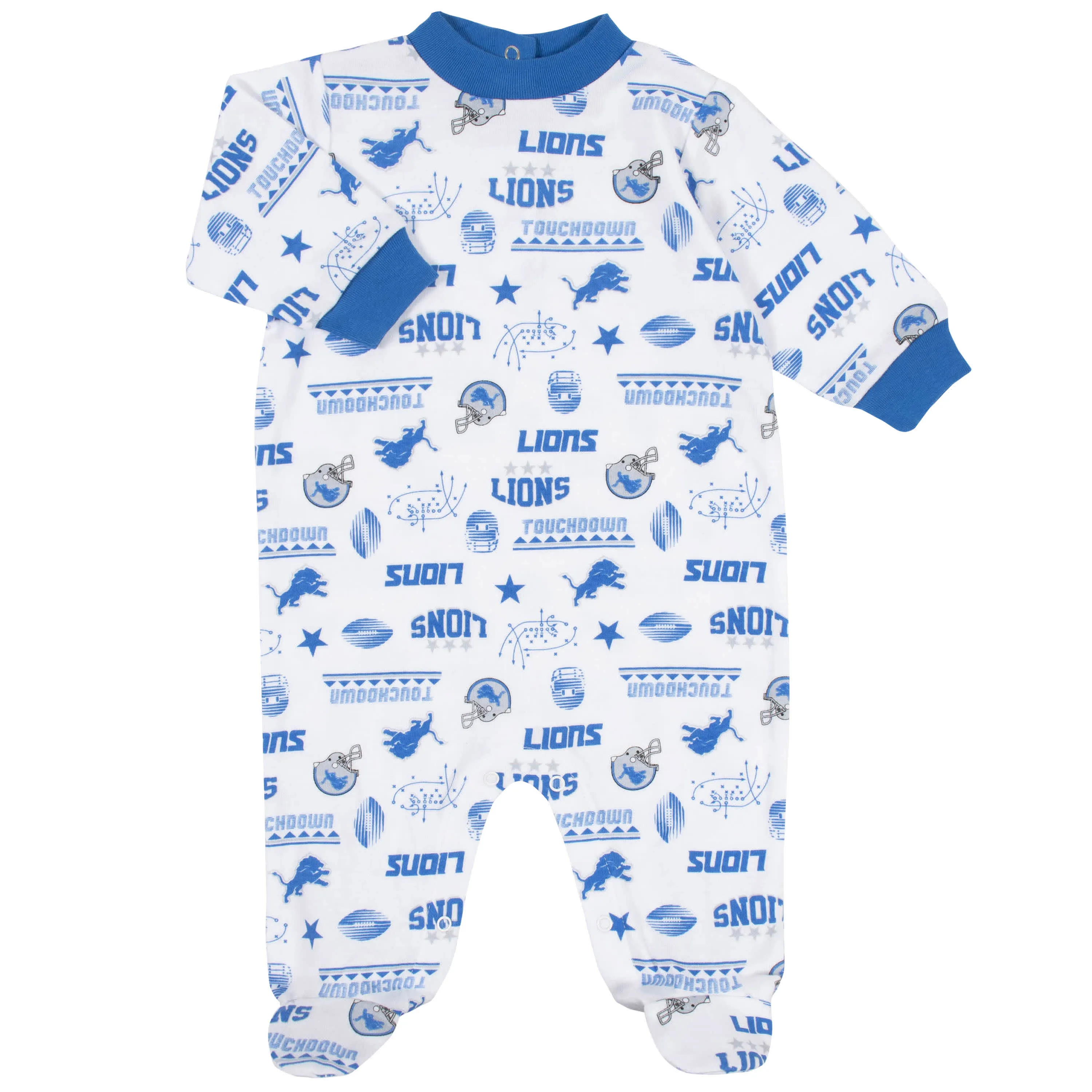 Lions Baby Boys 3-Piece Bodysuit, Sleep 'N Play, and Cap Set