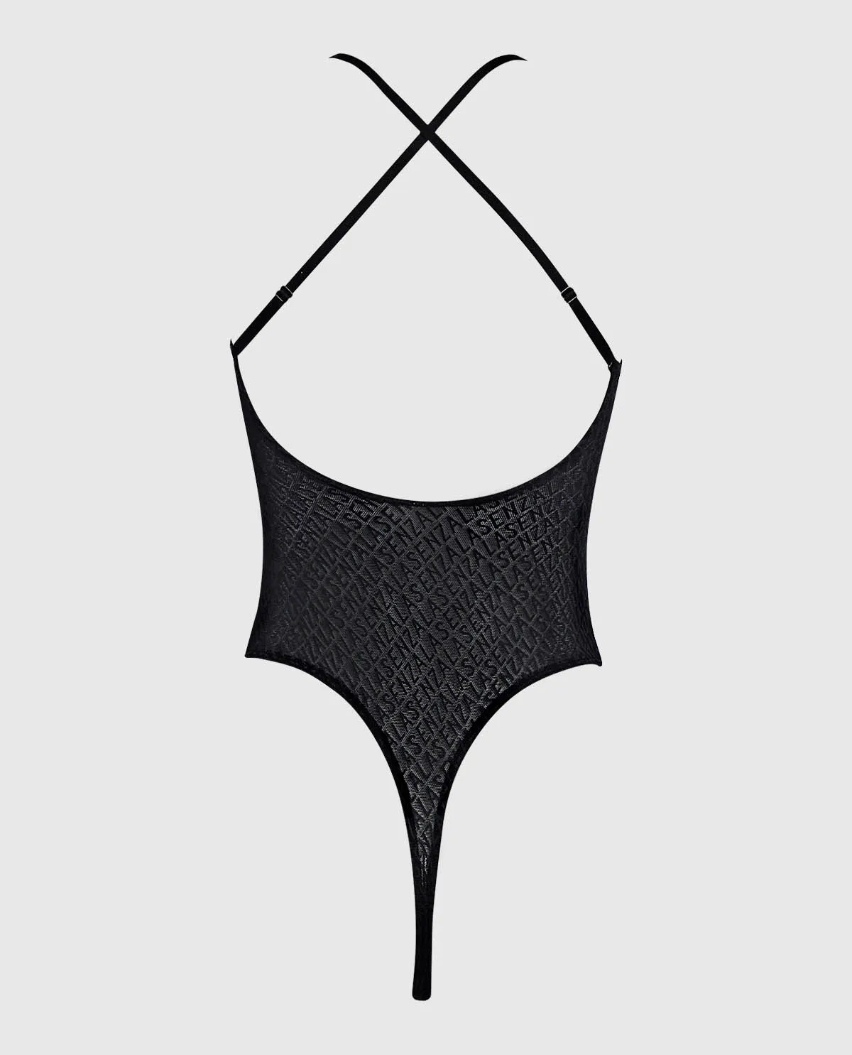 Logo Mesh Bodysuit