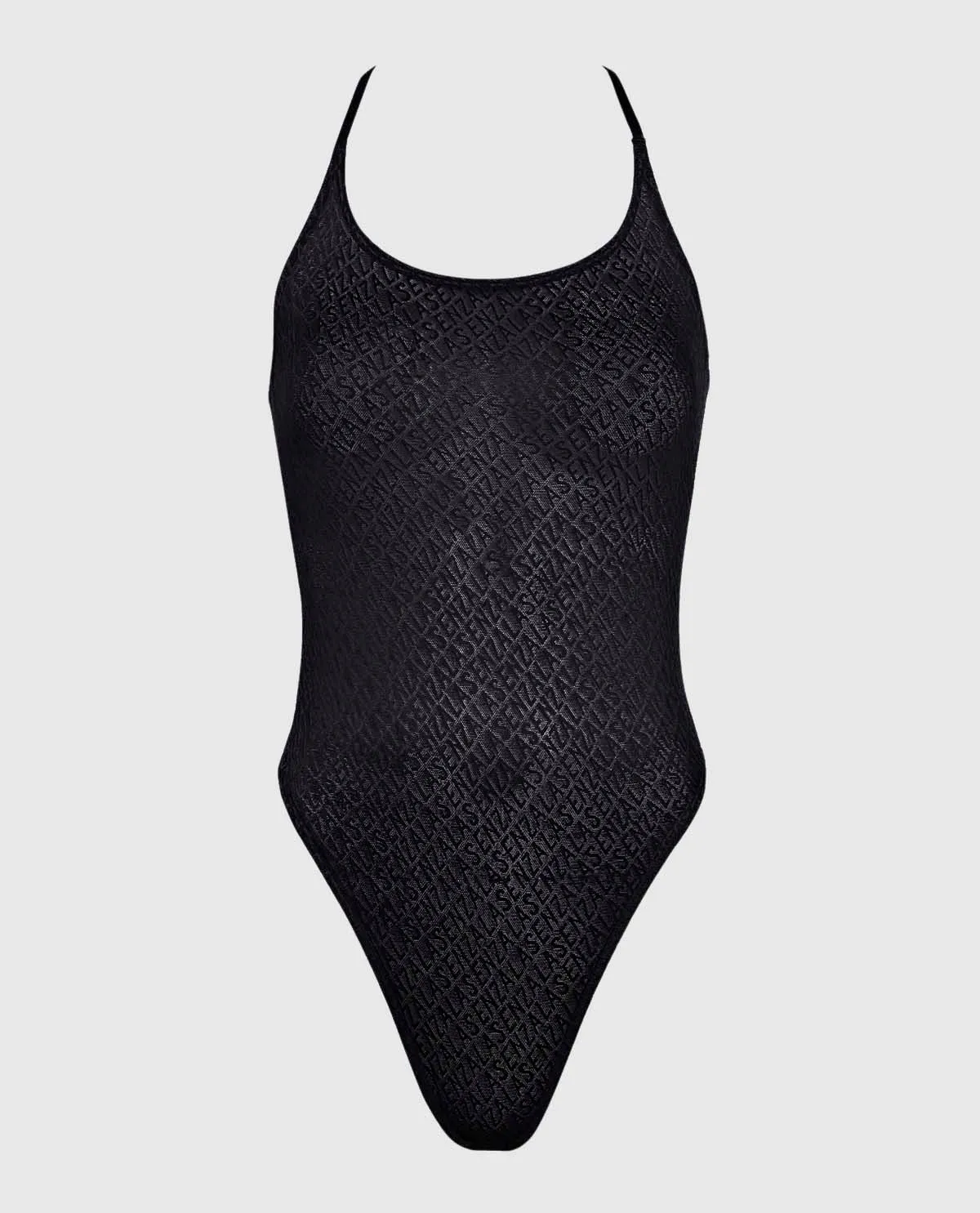 Logo Mesh Bodysuit