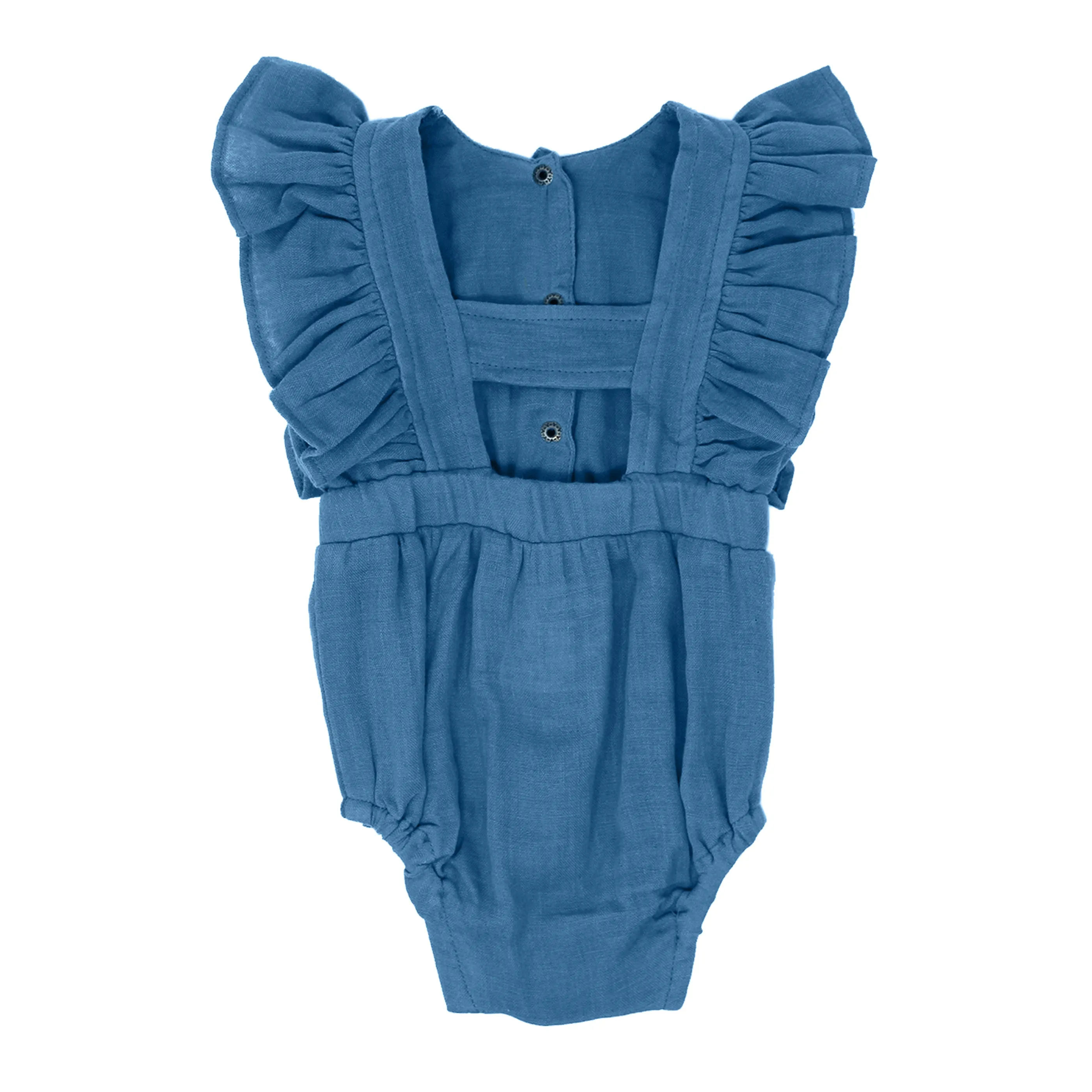 L'ovedbaby Organic Muslin Ruffle Bodysuit