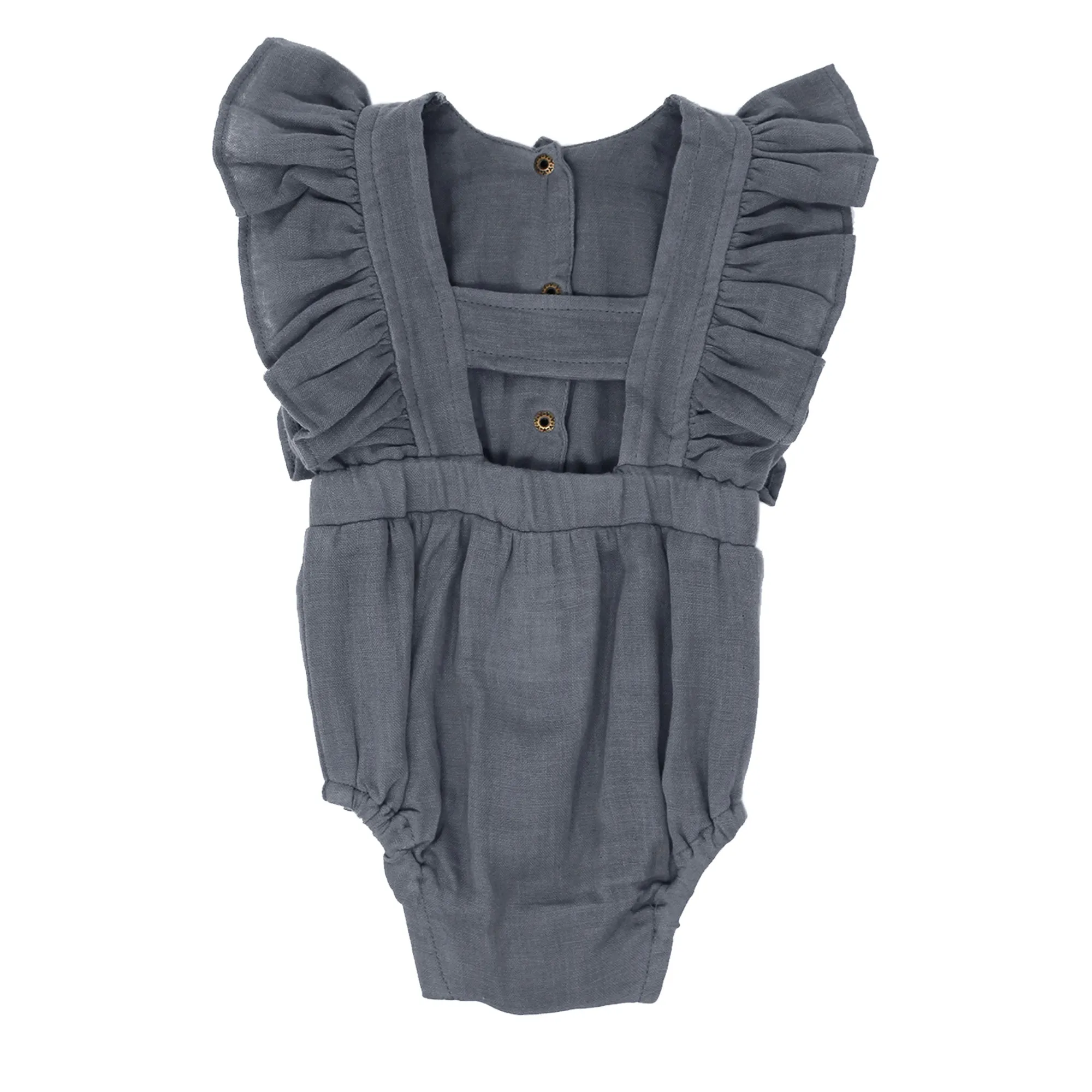 L'ovedbaby Organic Muslin Ruffle Bodysuit