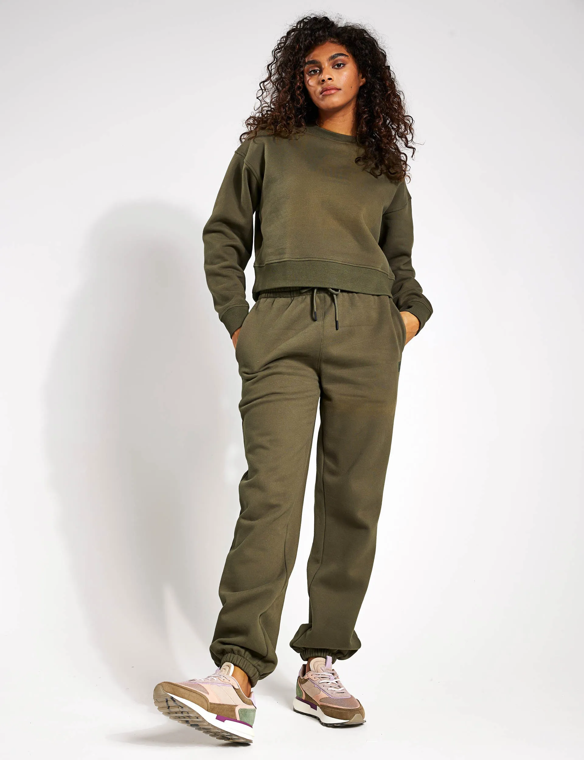 Lucy Track Pants - Olivine