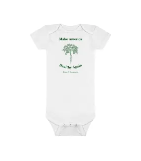 Make America Healthy Again Onesie® Organic Baby Bodysuit