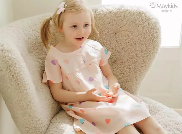 Maykids Colorful Heart Dress PJ