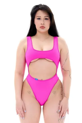 MÆD Siren Bodysuit - Matte Pink