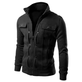 Men's Fleece Plain Jacket - Mexican Style