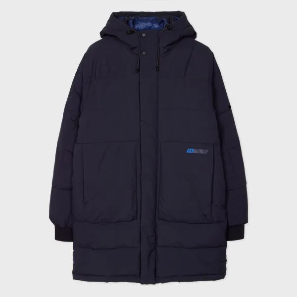 Men's Paul Smith Dark Navy Fibre Down Long Coat