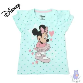 Minnie Mouse Print Crew-Neck T-shirt with Sequins