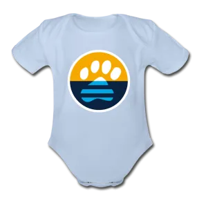 MKE Flag Paw Organic Short Sleeve Baby Bodysuit