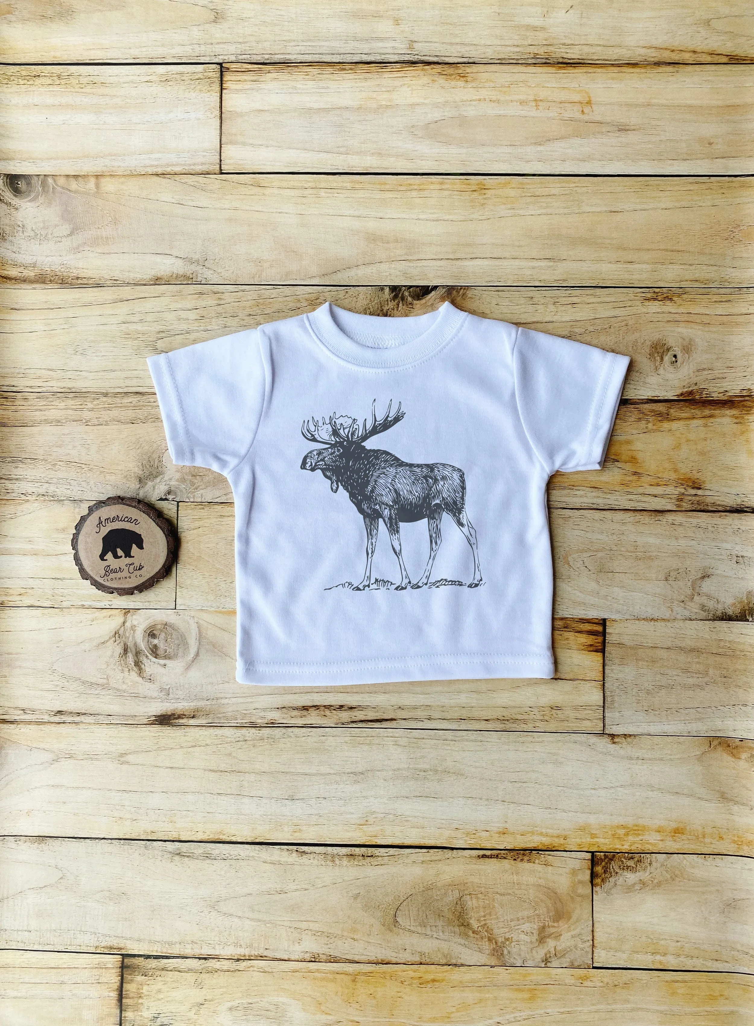 Moose Standing Tall Bodysuits, Shirts & Raglans for Baby, Toddler & Youth