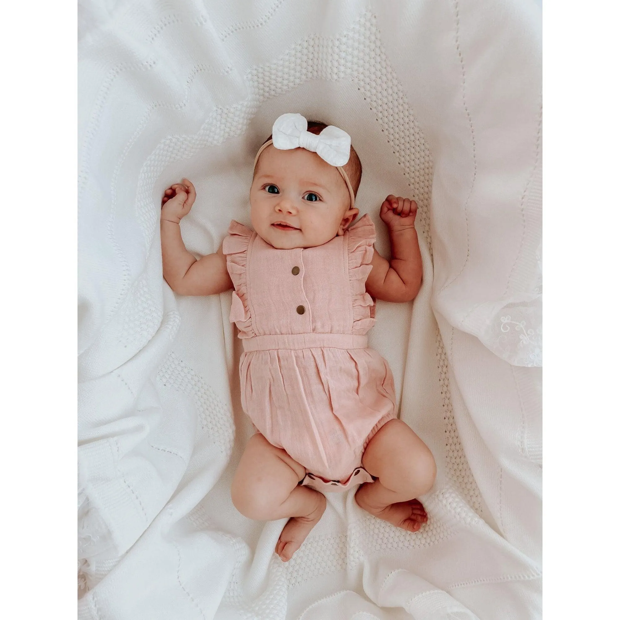 Muslin Ruffle Bodysuit