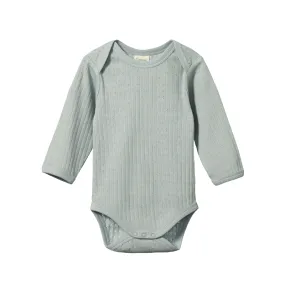 Nature Baby LS Bodysuit Pointelle - Moonrise