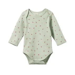 Nature Baby LS Bodysuit - Posey Blossom Fawn