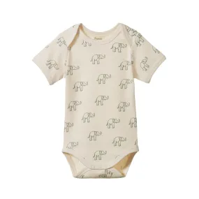 Nature Baby SS Bodysuit - Elephant Print