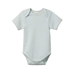 Nature Baby S/S Bodysuit - Pond Stripe