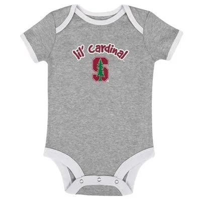 New - NCAA Stanford Cardinal Infant 3pk Bodysuit - 6-9M