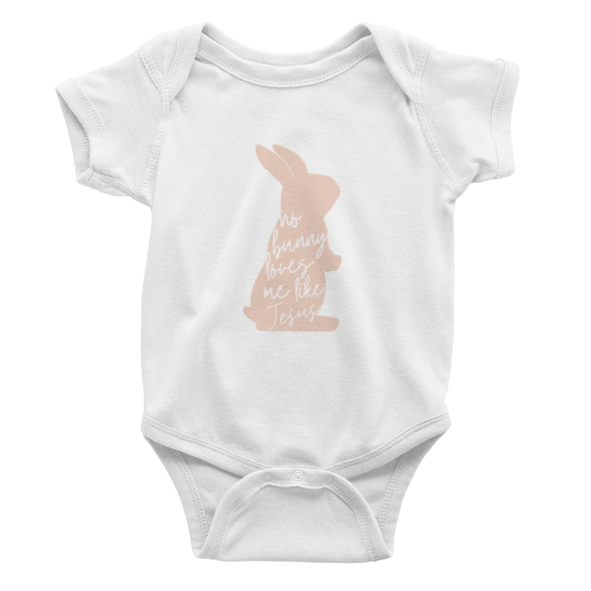 No Bunny Loves Me Like Jesus Script - Bodysuit