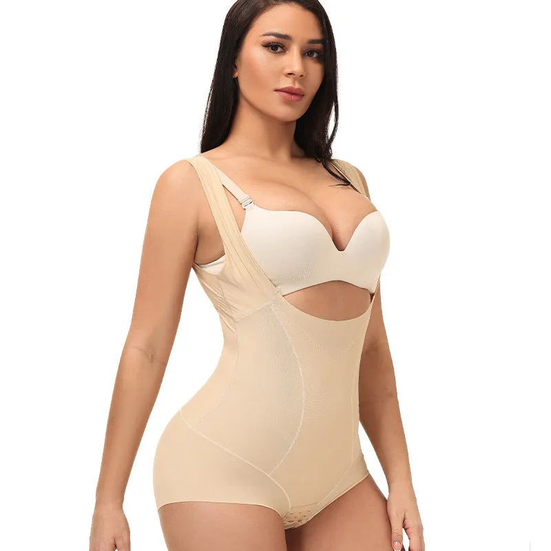 Non-marking One-piece Shapewear Shorts High-elastic Abdomen Corset Bodysuit