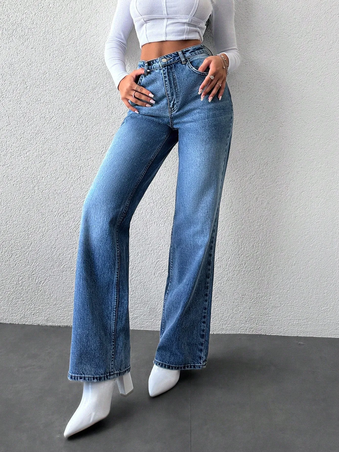 Oh So Vintage Wide Leg Jeans