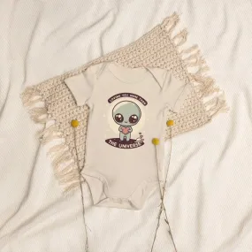 Organic Cotton Baby Bodysuit Loving You More Than The Universe