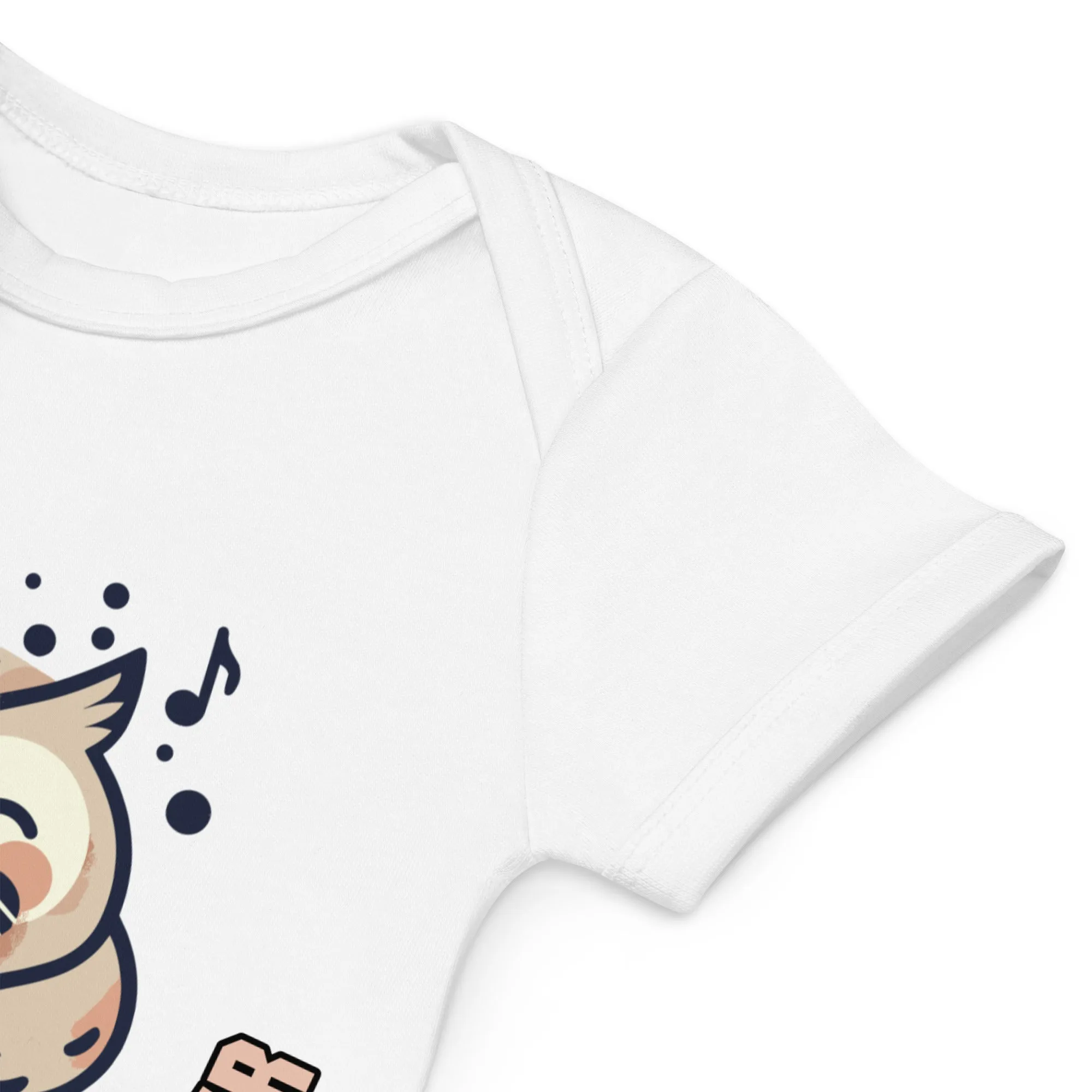 Organic Cotton Baby Bodysuit Papa's Future Singer