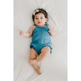 Organic Muslin Tie-Shoulder Bodysuit