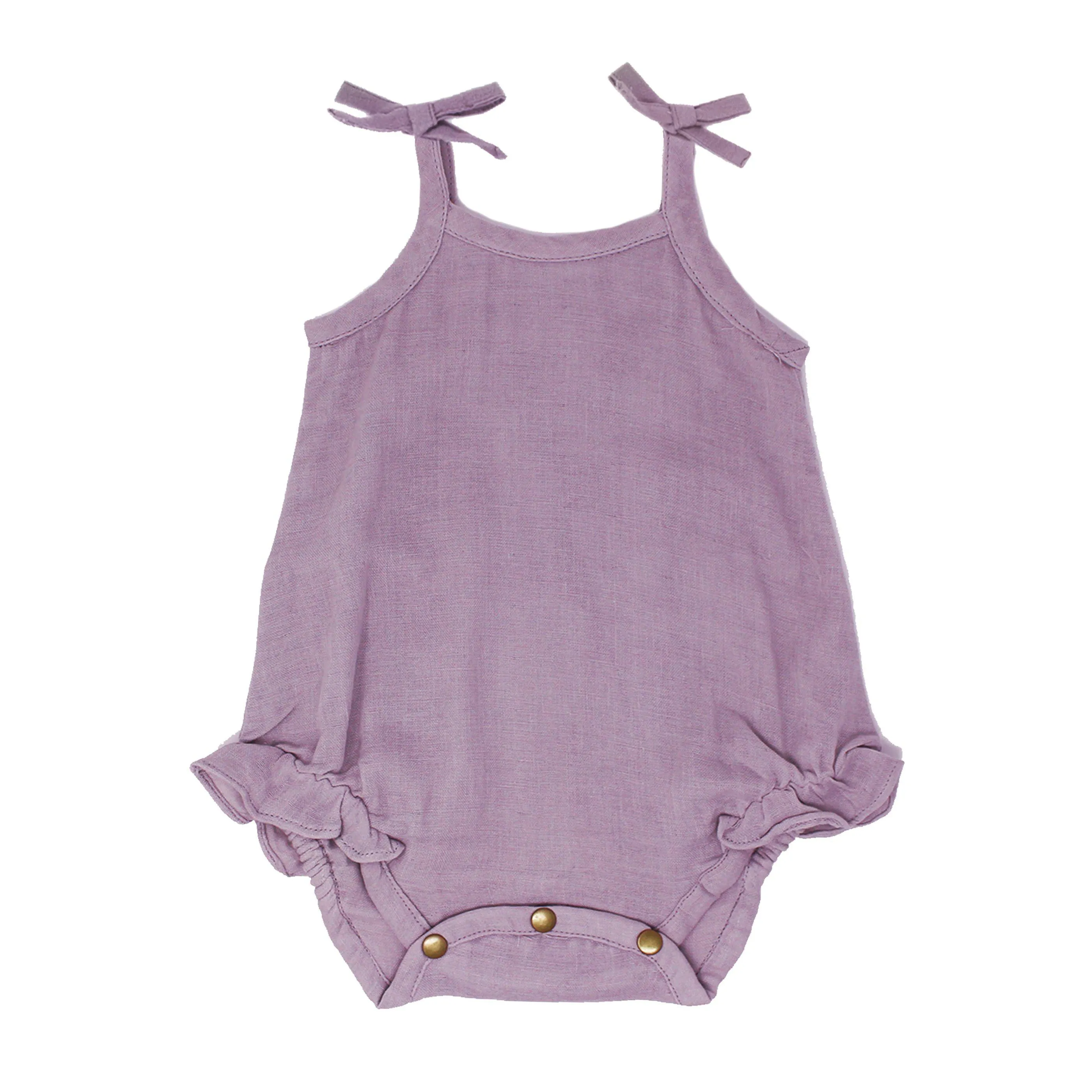 Organic Muslin Tie-Shoulder Bodysuit