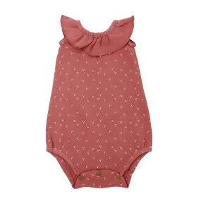 Organic Sleeveless Ruffle Bodysuit