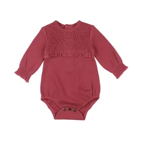 Organic Smocked Bodysuit & Pants Set