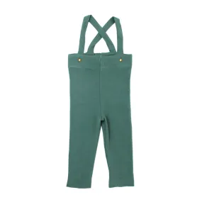 Organic Spruce Green Suspender Pant