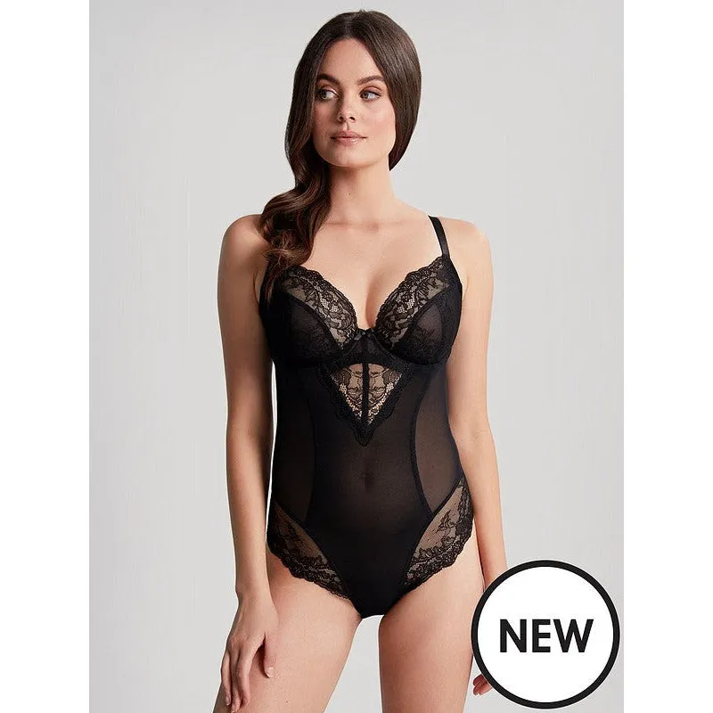 Panache Ana Bodysuit - Black