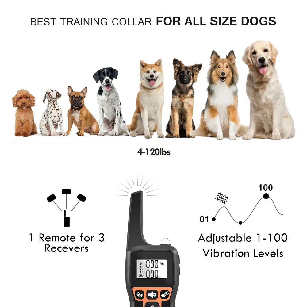 PD 529V Dog Remote Training Collar Without Shock