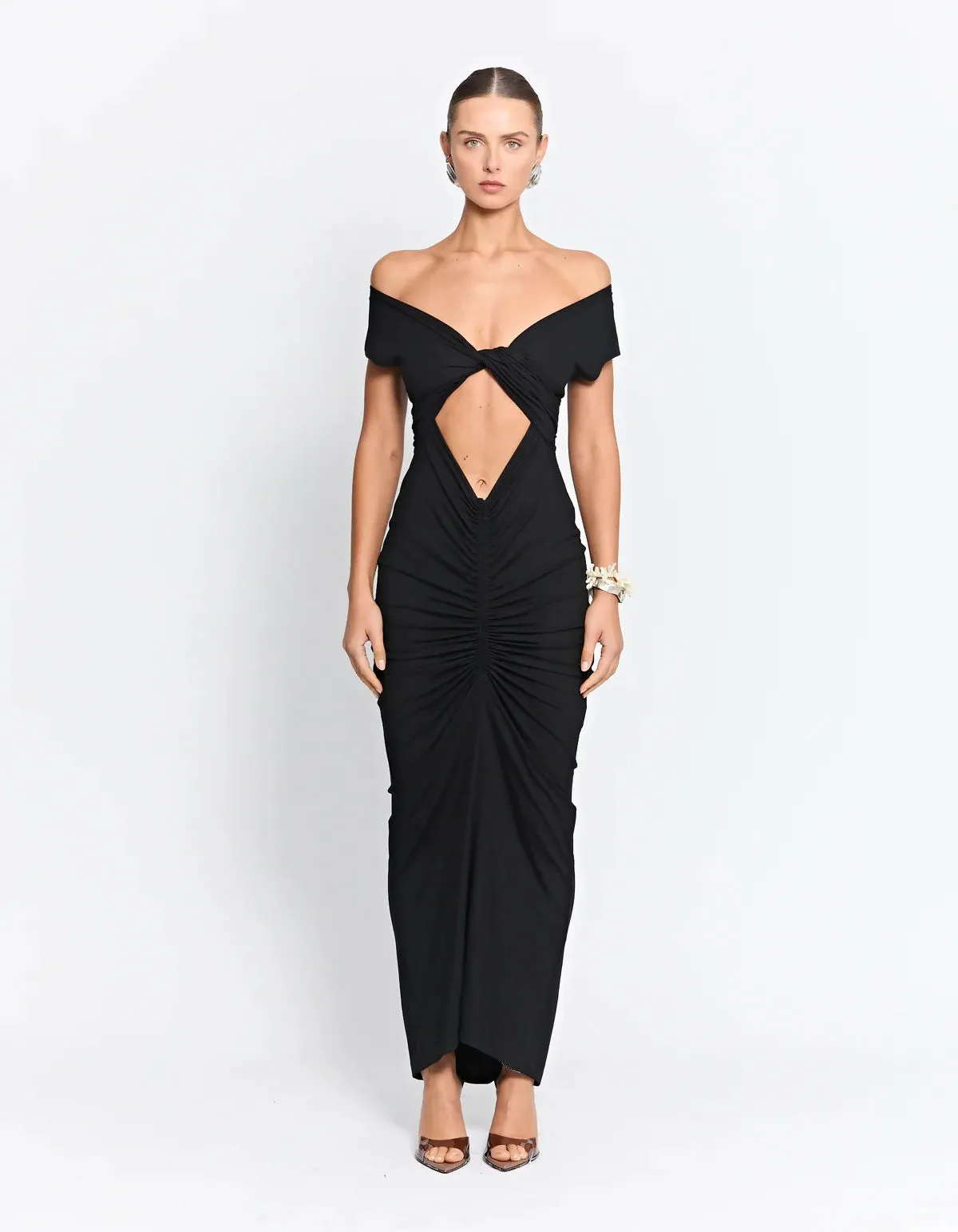 Pfeiffer Ramos Midi Dress Black