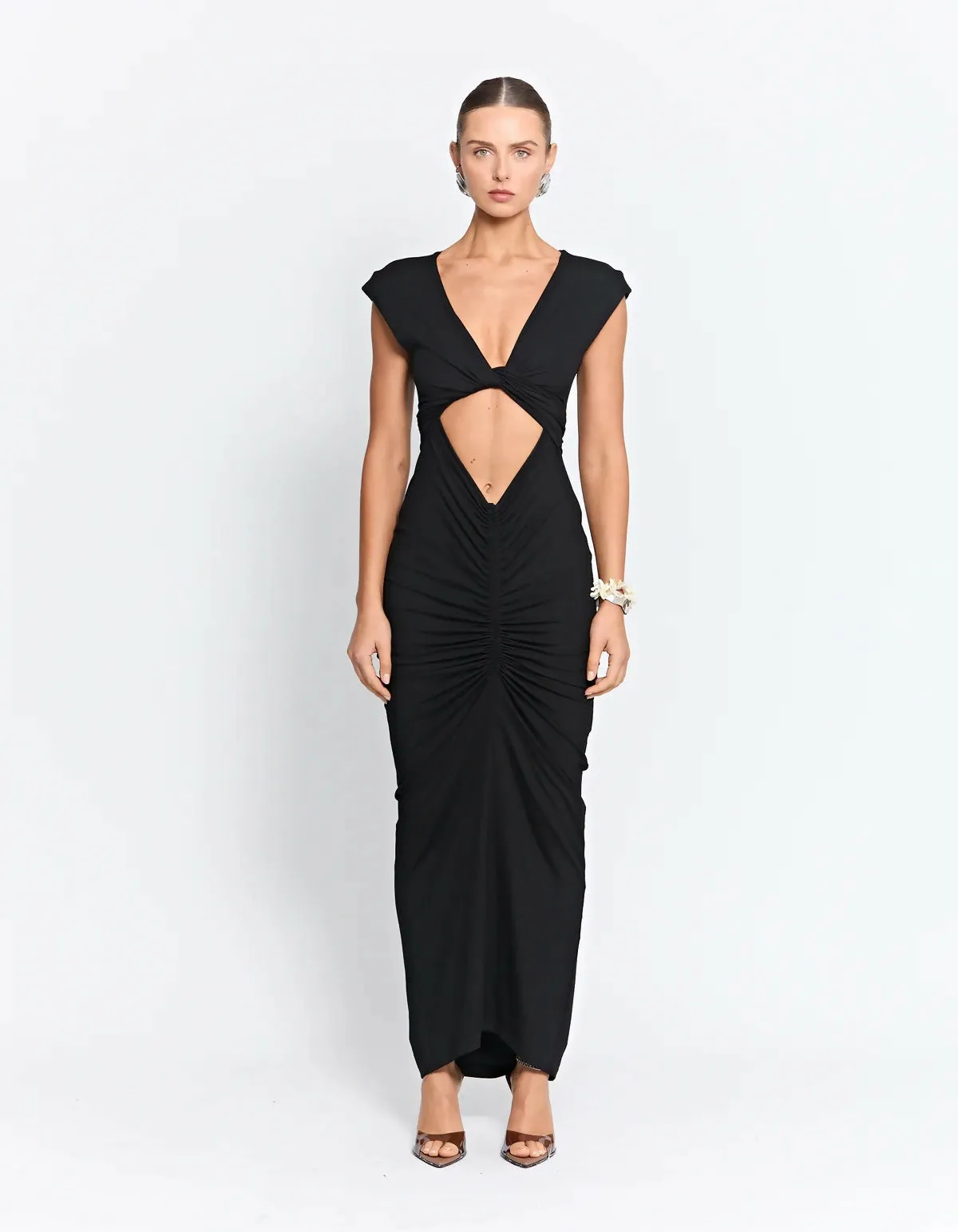 Pfeiffer Ramos Midi Dress Black