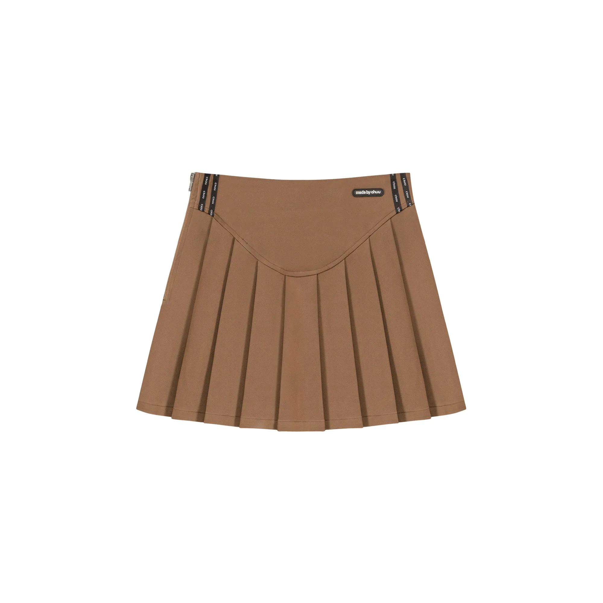 Pleated Mini Skirt