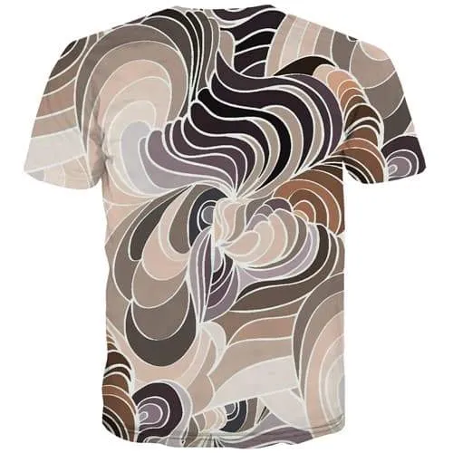 Psychedelic T shirts Men Dizziness T-shirts 3d Colorful T-shirts Graphic Cartoon Shirt Print Harajuku Tshirts Casual