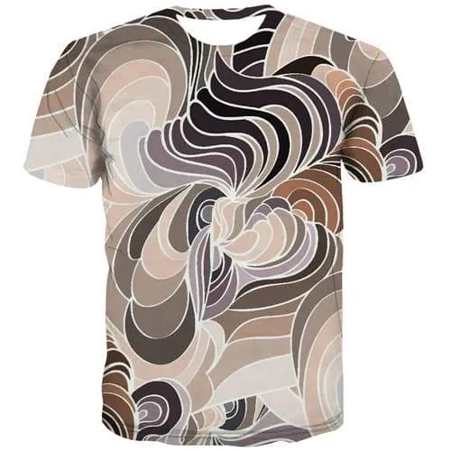 Psychedelic T shirts Men Dizziness T-shirts 3d Colorful T-shirts Graphic Cartoon Shirt Print Harajuku Tshirts Casual